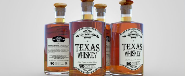 Texas Whiskey Label